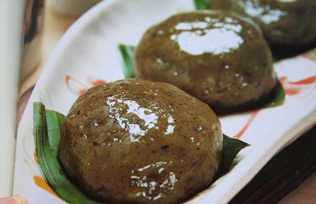 艾叶肉圆
