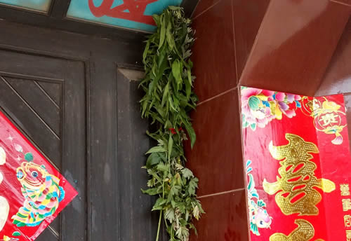 挂艾草