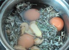 艾叶煮鸡蛋怎么煮