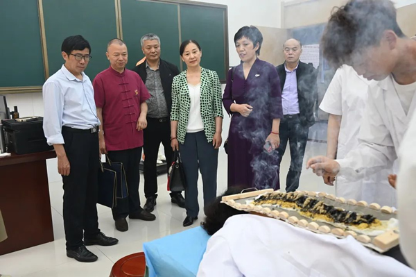 第六届中国艾产业发展大会针灸非遗传承创新发展论坛在南阳医学高等专科学校举行