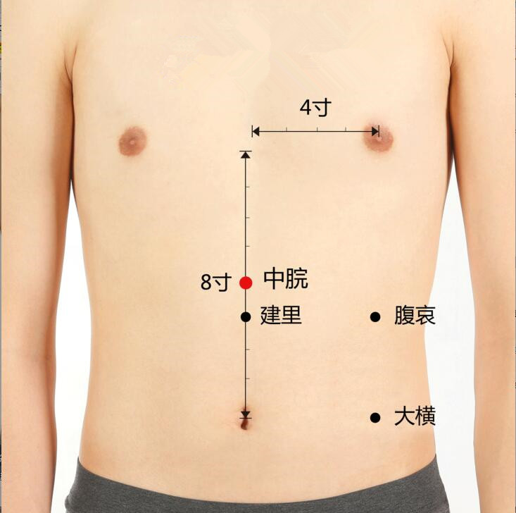 中脘穴位置