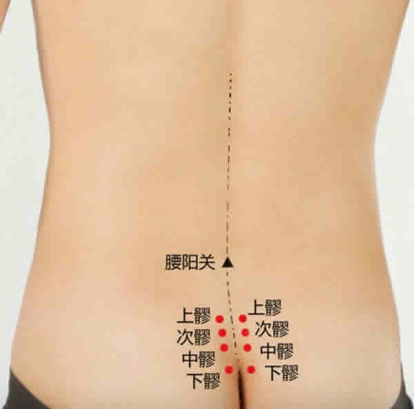 八髎穴_艾灸八髎穴_八髎穴的作用
