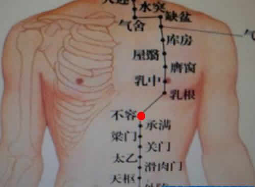 不容穴位_不容穴位取穴