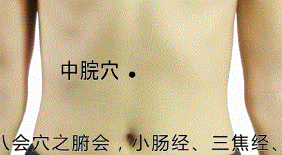 中脘穴位的准确位置图