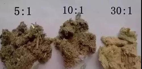 艾绒对比