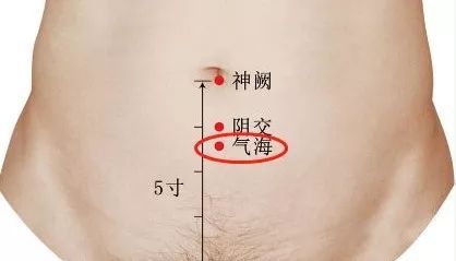 气海穴准确位置图