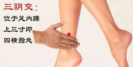 三阴交艾灸