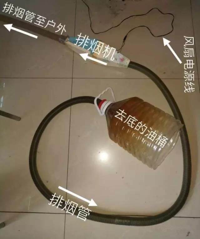 家用艾灸排烟器自制