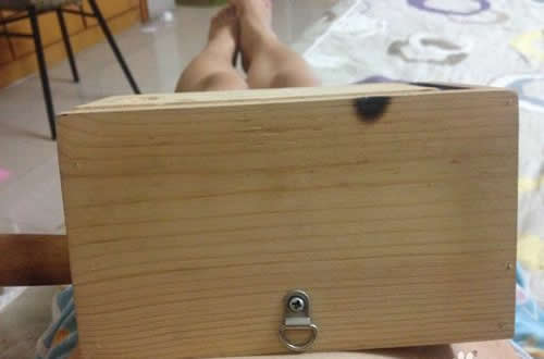 用灸盒自己在家艾灸图片