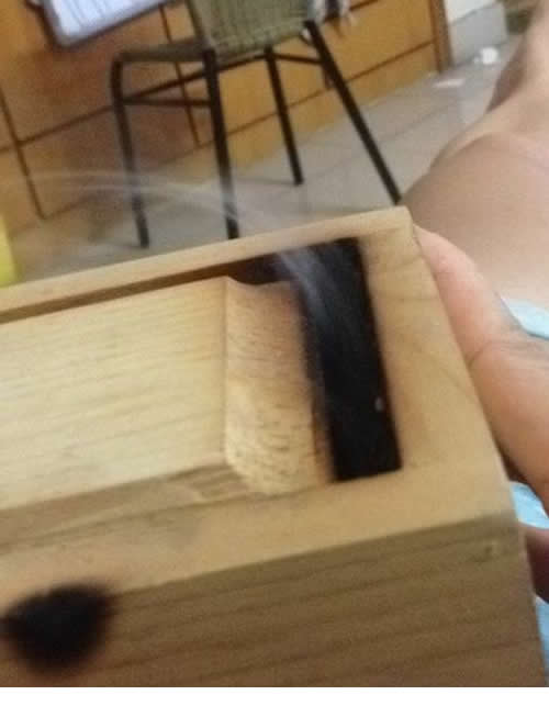 用灸盒自己在家艾灸图片