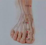 女人艾灸六个穴位,排毒养颜和养肝