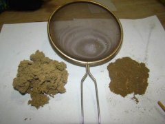 艾绒的制作方法