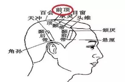 前顶穴