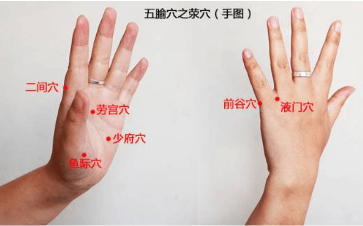 五腧穴:十二经脉荥穴的作用