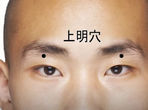 上明穴位准确位置图
