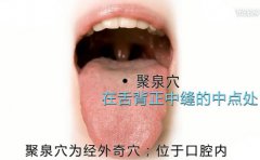 聚泉穴准确穴位图和作用