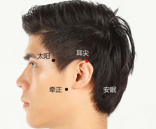 耳尖穴