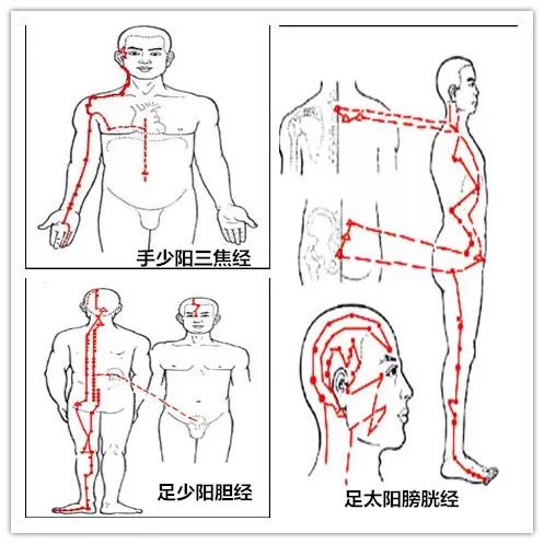 天牗为手足少阳经穴