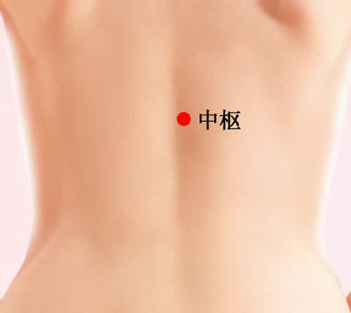 中枢穴准确穴位图