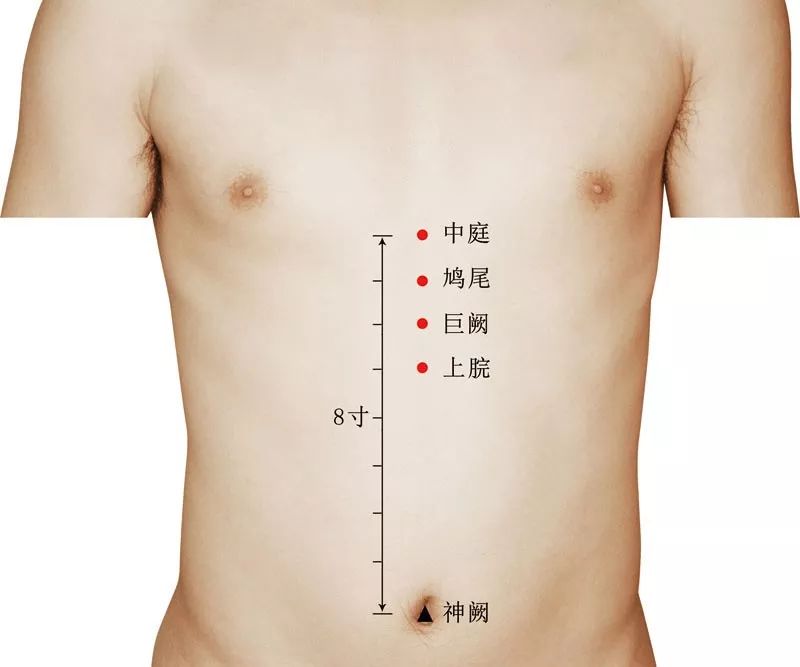 中庭穴的功效作用