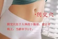 阴交穴的准确位置图及功效作用