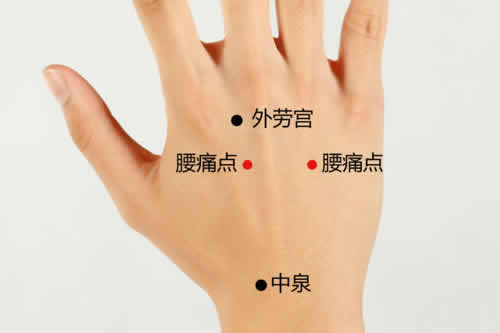 腰痛点的准确穴位图