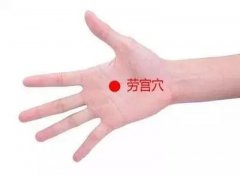 劳宫穴的准确穴位图及功效作用