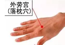外劳宫补肾法  