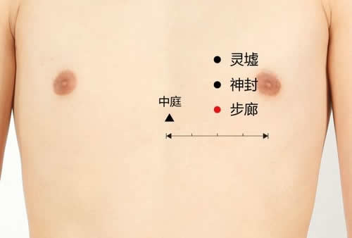 步廊穴的准确位置图