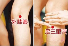 足三里的准确位置图及作用,强健身心第一穴!