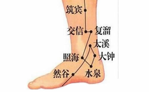 筑宾穴的准确穴位图