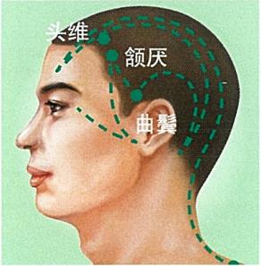 颔厌穴的准确穴位图及作用