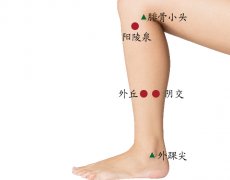 阳交穴的准确穴位图及作用