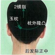 玉枕穴的准确穴位图及作用