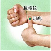 阴郄穴的准确穴位图及功效作用