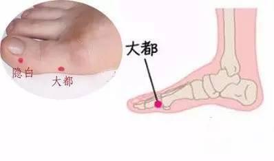 大都穴的准确穴位图及功效作用