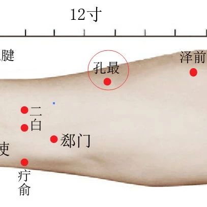 <b>孔最穴的准确位置图及作用</b>