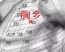 胸乡穴的准确穴位图及作用