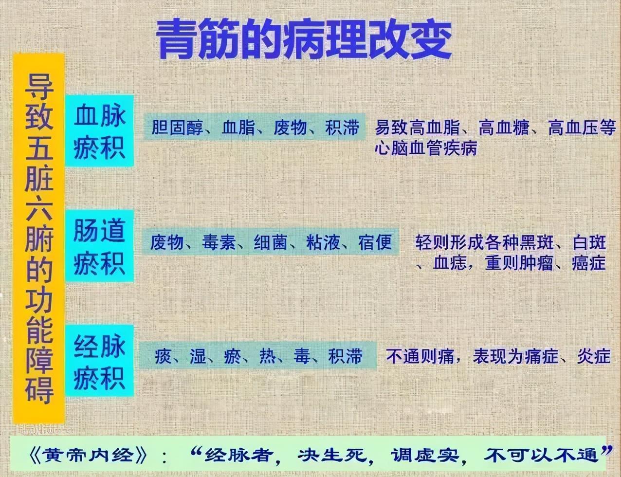 这个部位长青筋非死即残!三招化解不看后悔!